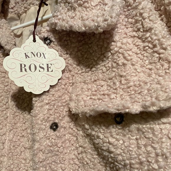 Knox Rose Sherpa Jacket In Oat Color 